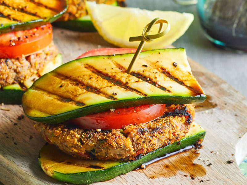 Sun-Dried Tomato and Chickpea Veggie Sliders