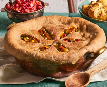 Vegetarian pot pie