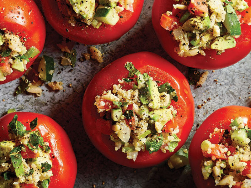 Tabbouleh-Style Stuffed Tomatoes
