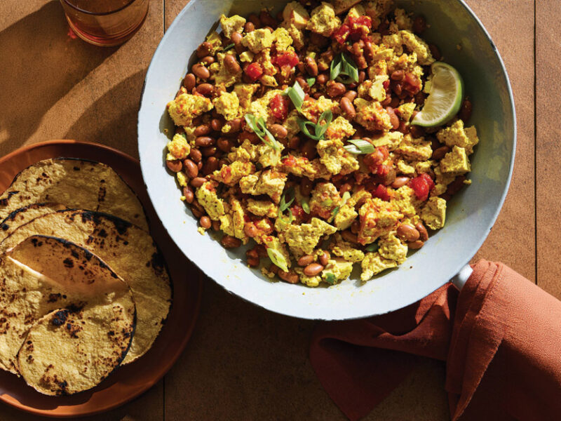 A quick Southwest vegan tofu scramble