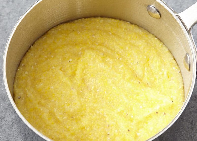 This basic polenta recipe can be served soft and creamy, or allowed to set and be cut and used in any number of dishes.