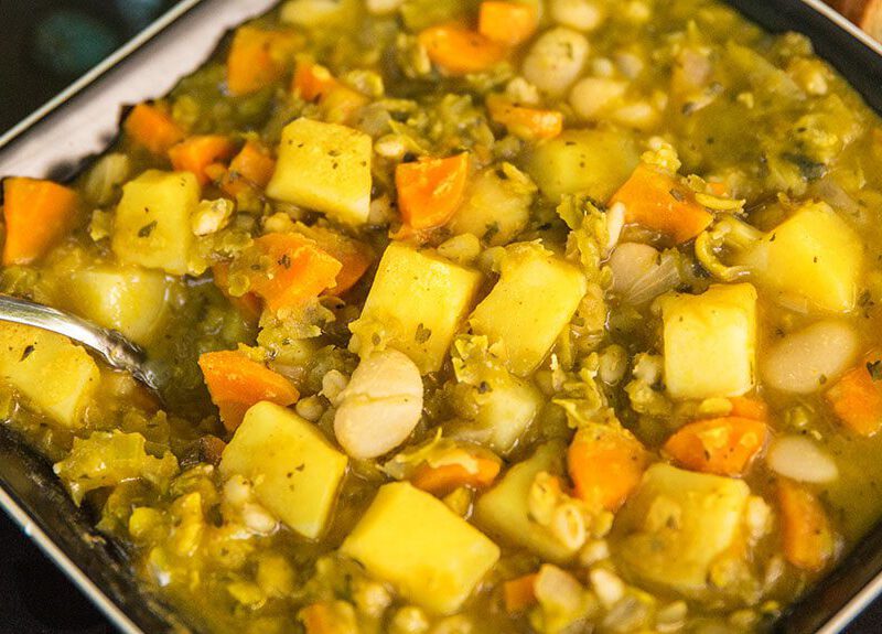 Delicious vegan split pea soup recipe