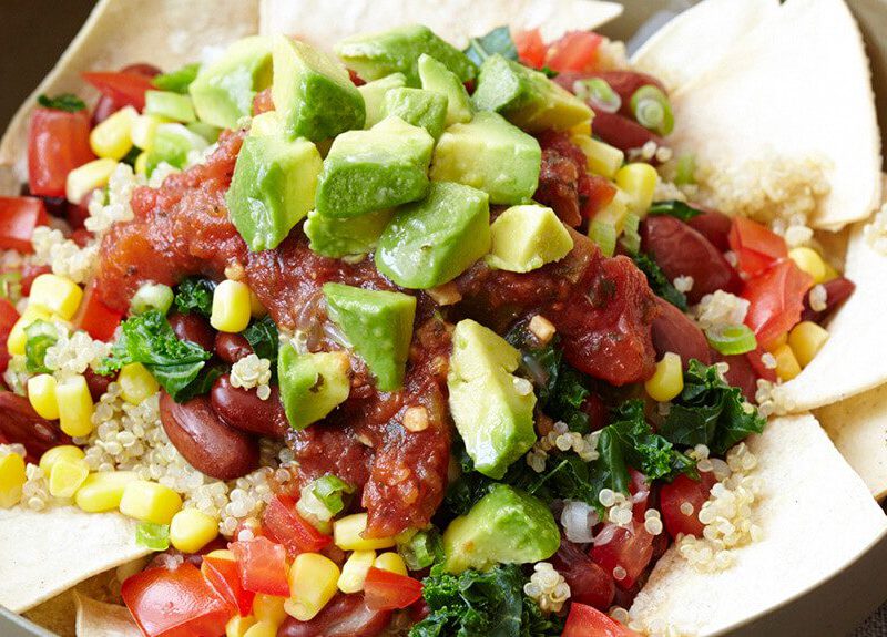 This is our latest favorite meal, enjoyed outside on our deck on a warm evening. Eaten warm or cold, this simple burrito bowl is a tasty, satisfying treat!
