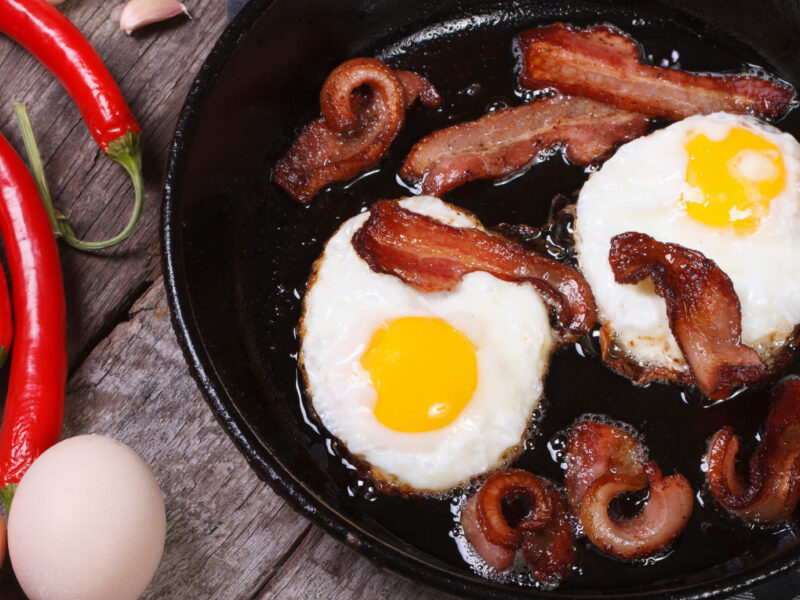 eggs and bacon
