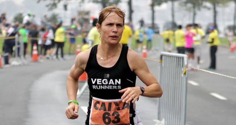 vegan marathon runner