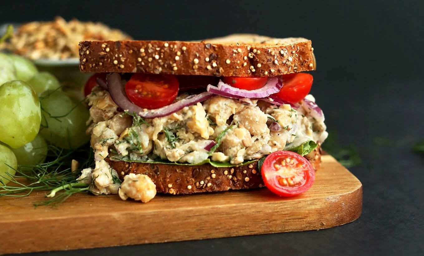 Vegan Chickpea "No Tuna" Salad Forks Over Knives