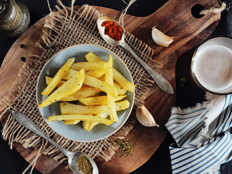french fries, potatoes, plant based