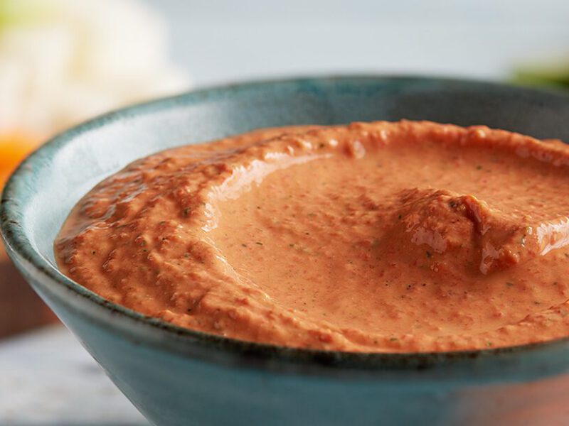 Creamy Red Pepper Coriander Sauce