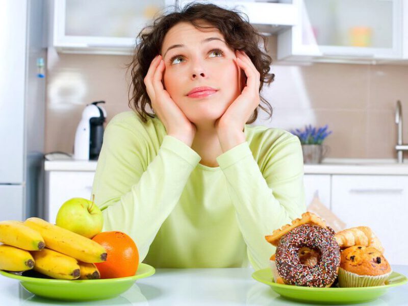 fruit or donut, saturated fat