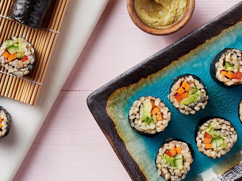 Vegetable Brown Rice Sushi