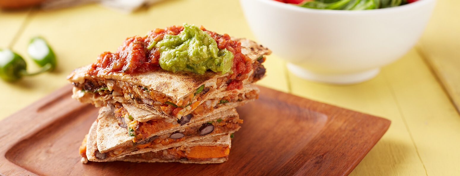 Black Bean & Sweet Potato Quesadillas Recipe Forks Over Knives