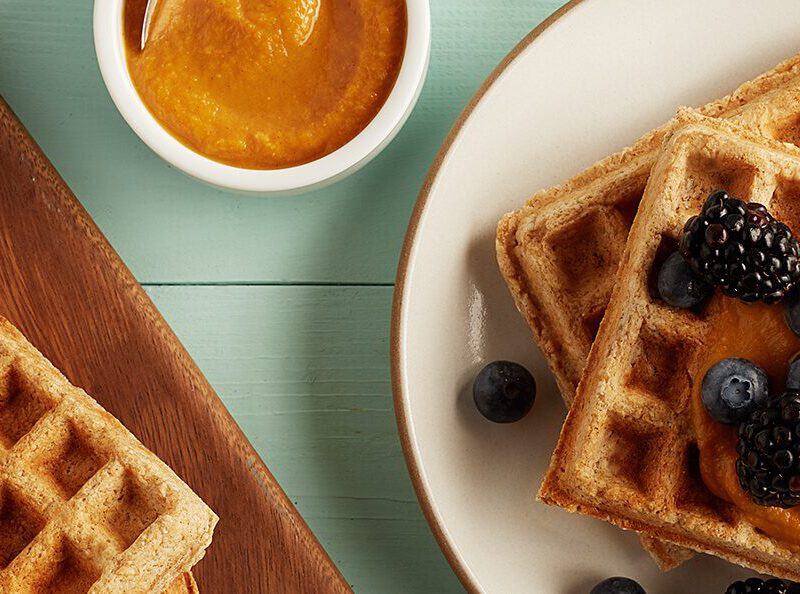 waffles, plant based, plant-based