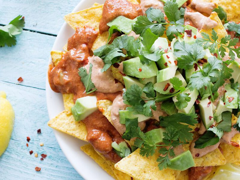 plant-based nachos