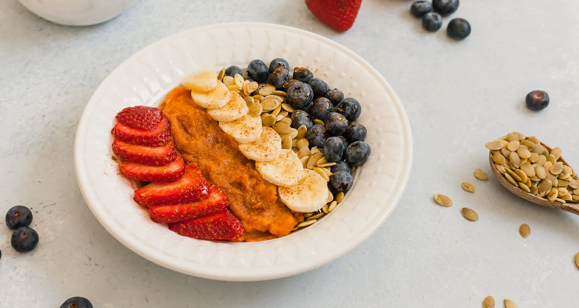 Rainbow Sweet Potato Breakfast Bowl Forks Over Knives