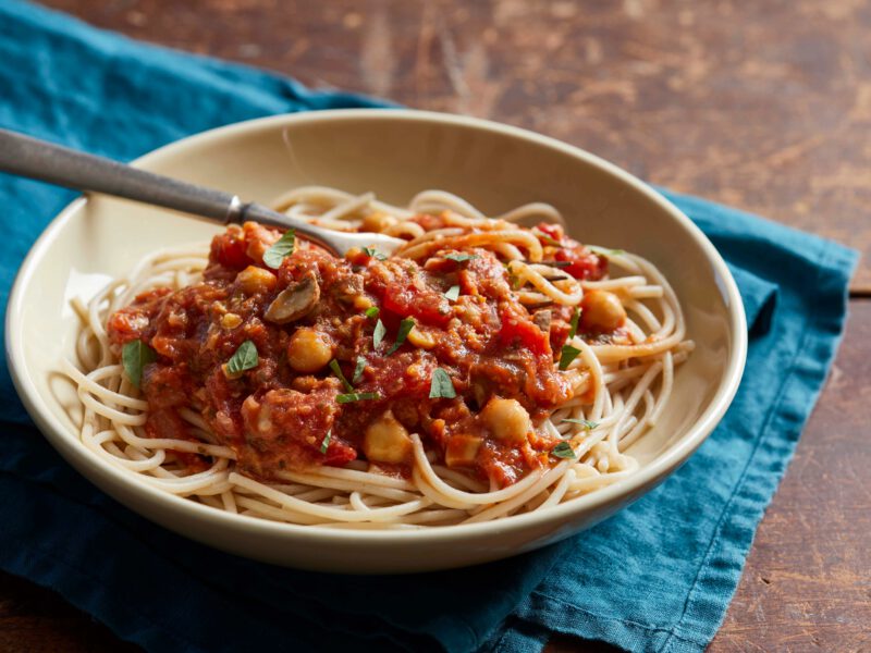 chickpea bolognese