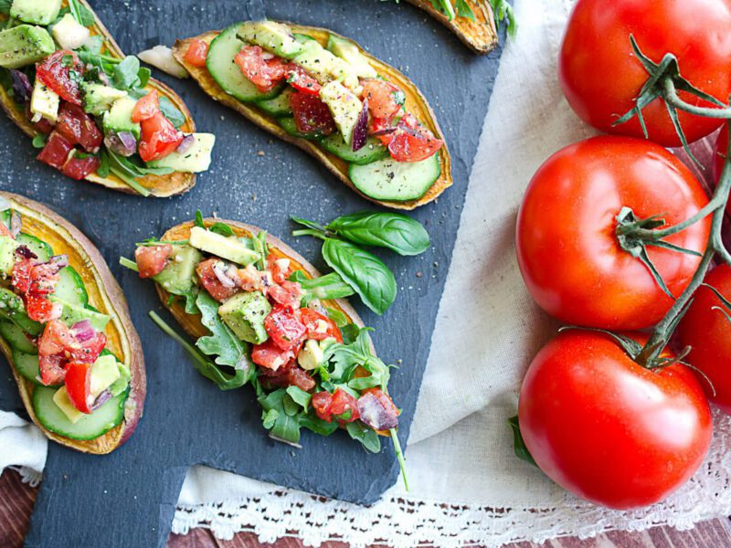 vegan bruschetta