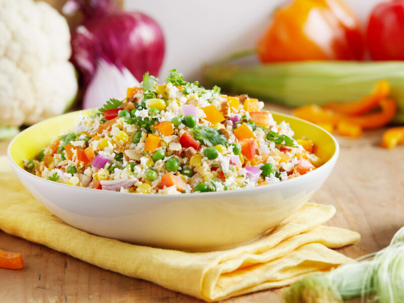 cauliflower rice salad