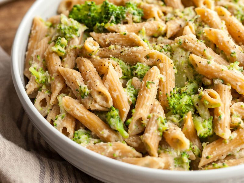 Celeriac Penne Vegan Alfredo