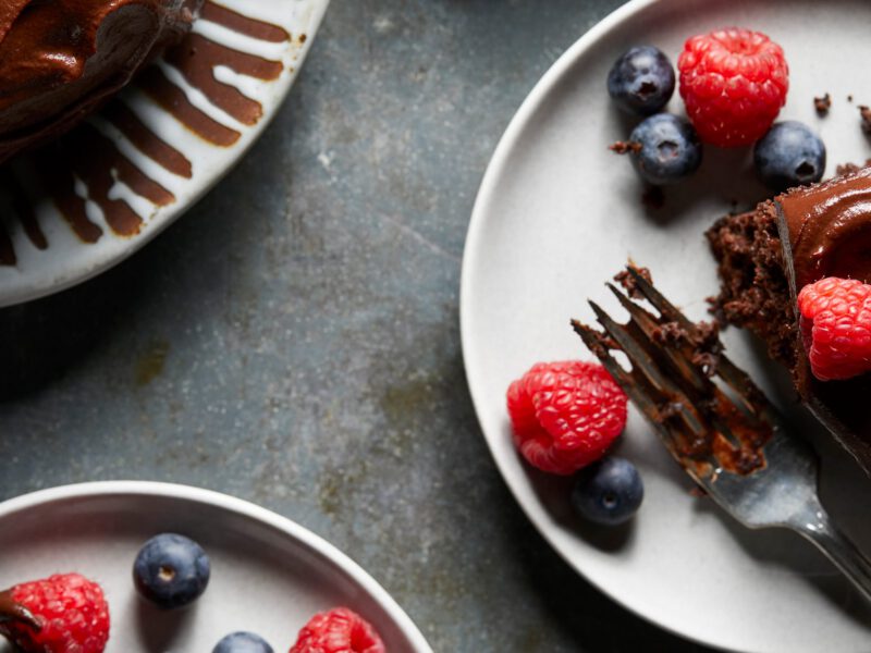 Vegan Easter Dessert Double Chocolate Instant Pot Cake