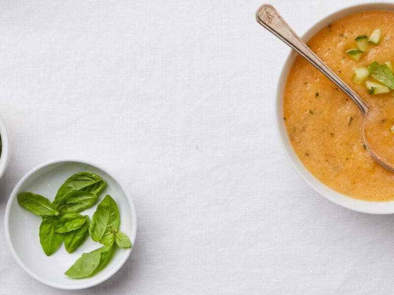 Cantaloupe Cucumber Soup