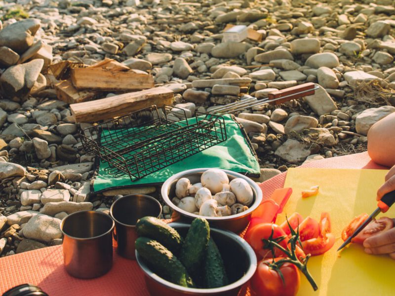 Vegan Camping food