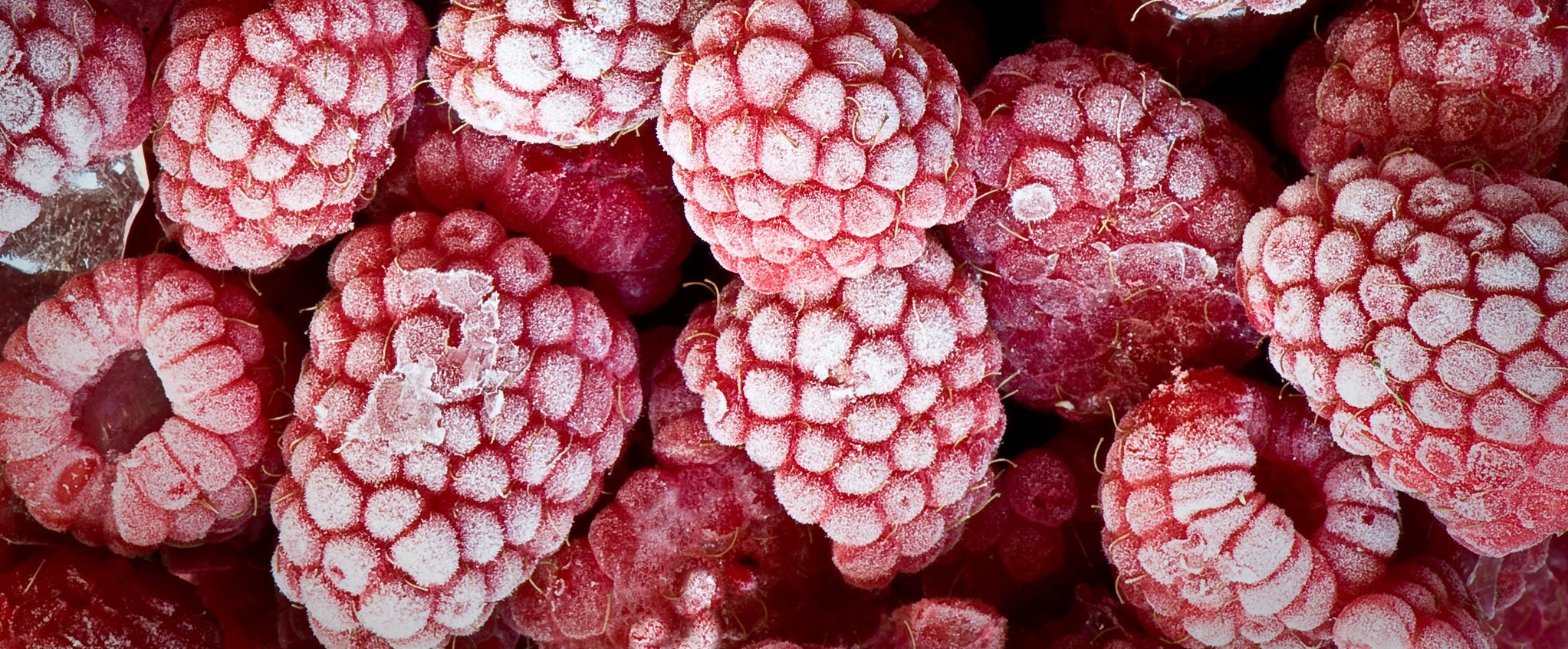 frozen raspberries, a guide to freezing fruit