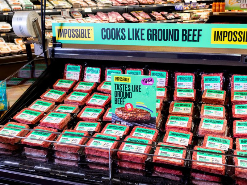 Plant-Based Veggie Burgers Such as the Impossible Burger