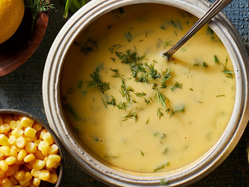 Creamy corn dressing