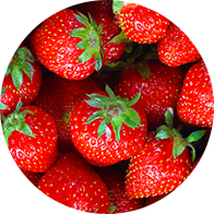 Strawberries to represent the fruit category of the Forks Over Knives plant-based diet