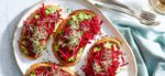 Tartines with Wasabi-Ginger Beet and Avocado