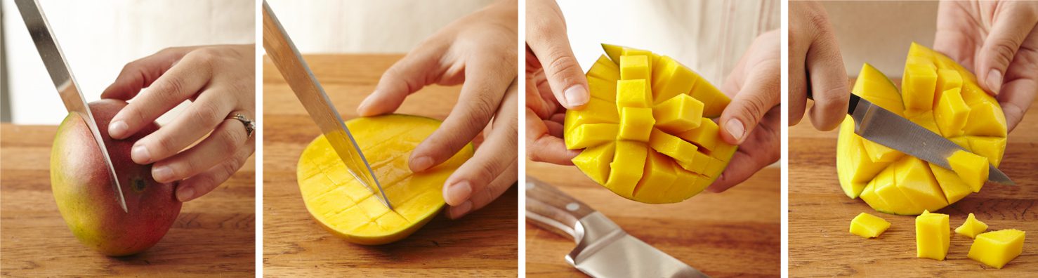 how cut mango
