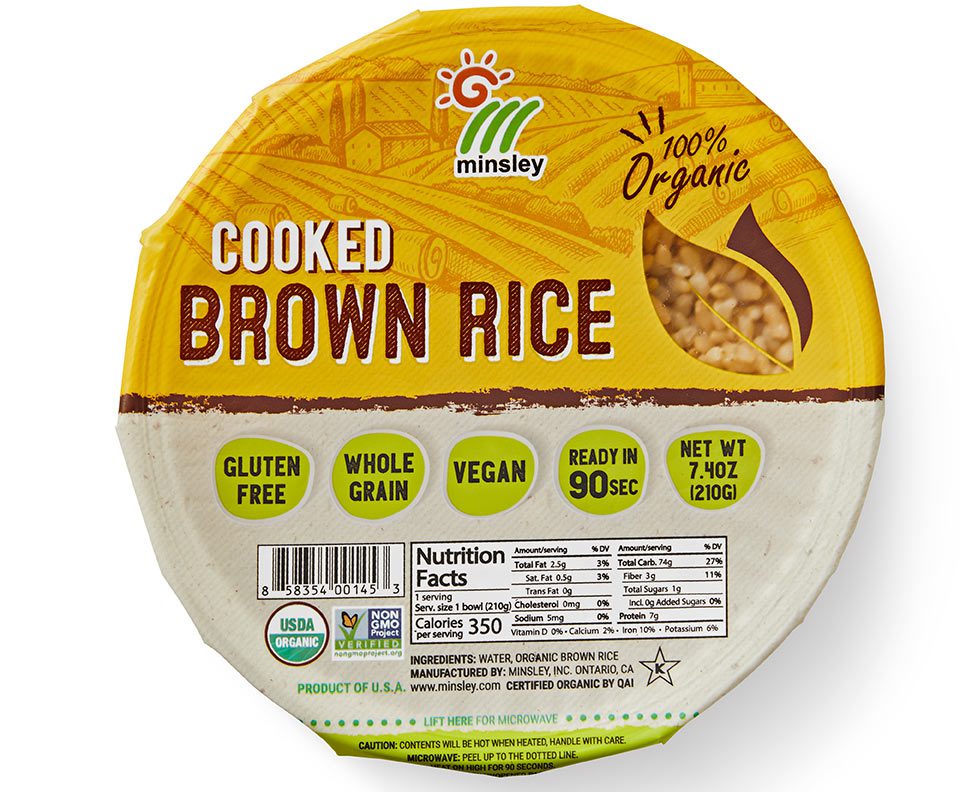 Vegan Minsley rice cups from Costco
