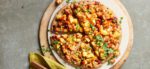 BBQ Cauliflower and Pineapple Pizza