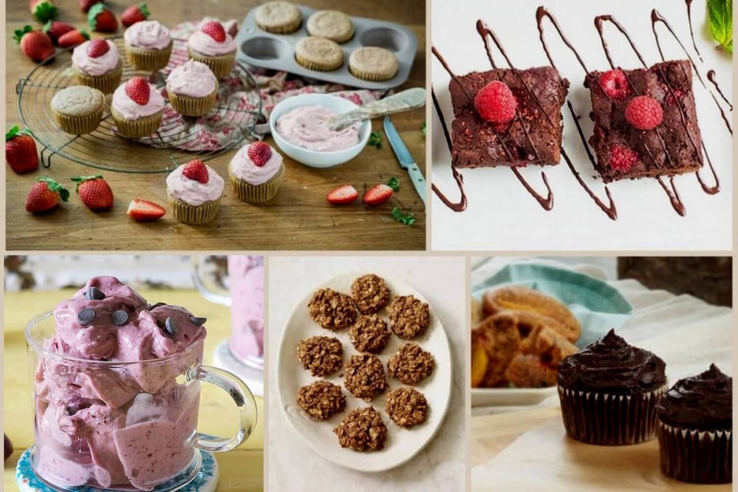 new desserts collage FB