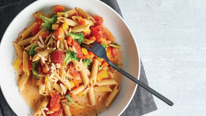 Microwave Pasta Primavera