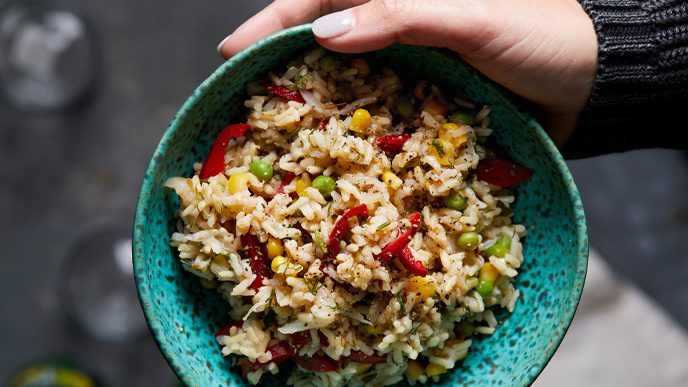 Herbed Instant Pot Rice Pilaf