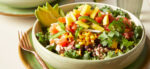 Southwest Salad Bowls with Quick Mango Salsa