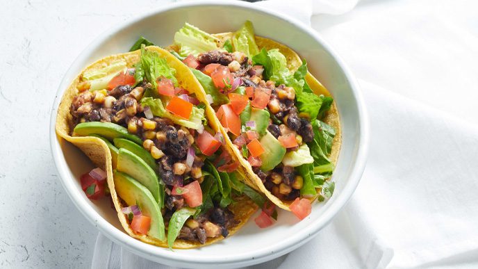 20-Minute Black Bean Tacos