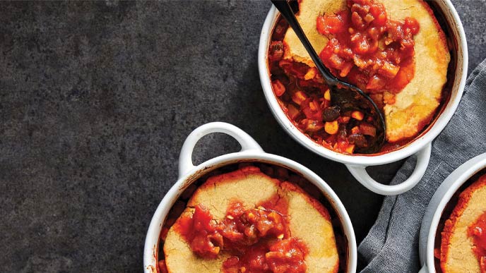 Mini Vegan Tamale Pie